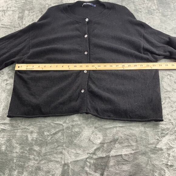 Sofie D’Hoore Sweater Women’s M 100% Cashmere Cardigan Quiet Luxury Soft Black - Picture 9 of 13